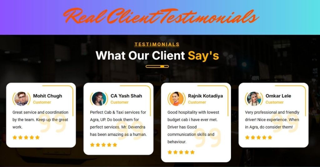 Real Client Testimonials