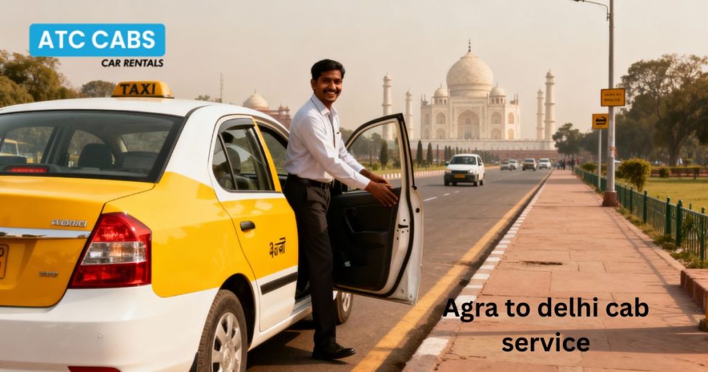 agra to delhi cab service