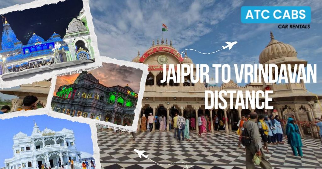 Jaipur to Vrindavan Distance