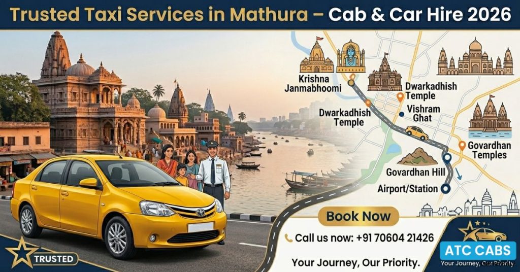 Trusted Taxi Services in Mathura – Cab & Car Hire 2026