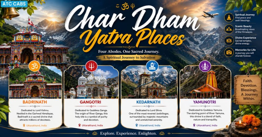 Char Dham yatra olaces