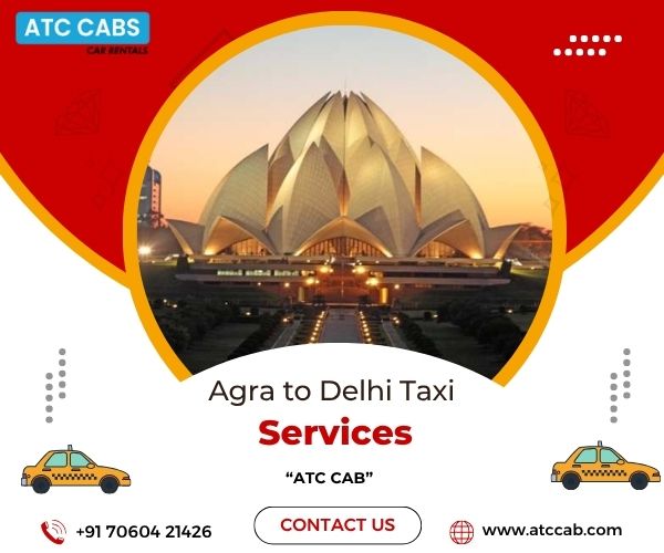 agra to delhi taxi services